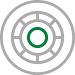 Icon representing a casino chip