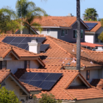 Solar panels on rooftops in California, an increasingly common sight, solar stocks